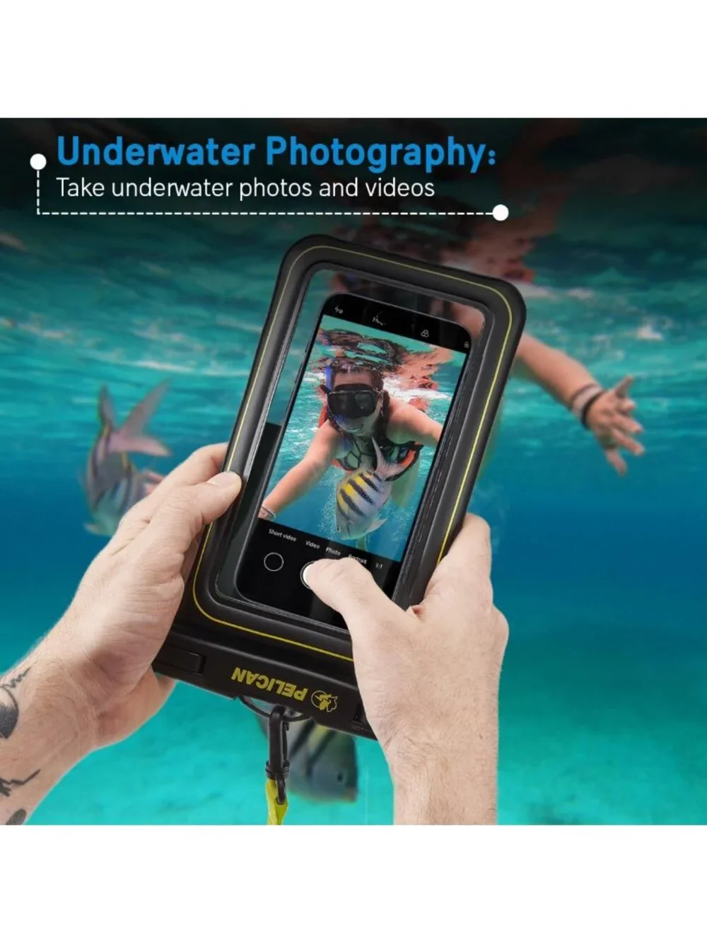 Waterproof Phone Pouch 4 Pack - XL Marine Case for Beach, Pool, and Outdoor Use